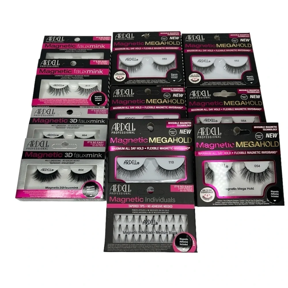 Bundle Ardell Magnetic MegaHold Liner & Lash All Day Hold Flexible 11 Pack - Picture 1 of 10